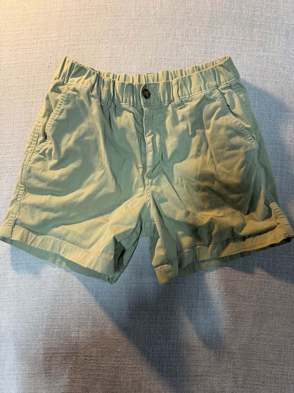 Bearbottom Clothing Men's 5.5-inch Inseam Casual Shorts, Olive Green